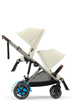 Kinderwagen 'e-Gazelle S' Taupe / Seashell Beige