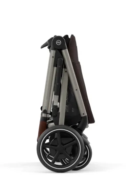 Kinderwagen 'e-Gazelle S' Taupe / Chocolate Brown