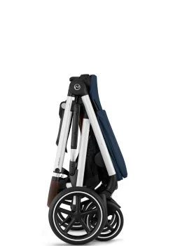 Kinderwagen 'Gazelle S' Silver / Ocean Blue