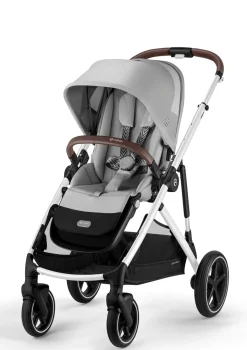 Kinderwagen 'Gazelle S' Silver / Lava Grey
