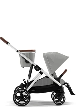 Kinderwagen 'Gazelle S' Silver / Stone Grey