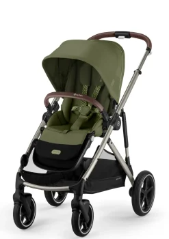 Kinderwagen 'Gazelle S' Taupe / Moss Green