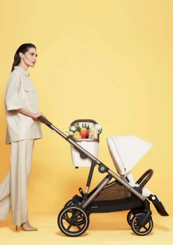 Kinderwagen 'Gazelle S' Taupe / Seashell Beige