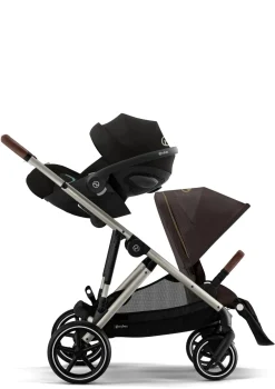 Kinderwagen 'Gazelle S' Taupe / Chocolate Brown