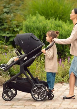 Kinderwagen-Set 'DEMI next' (inkl. Rider Board) Caviar