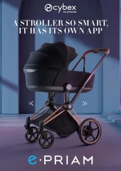 Kinderwagen-Set 'e-Priam Style' Sepia Black