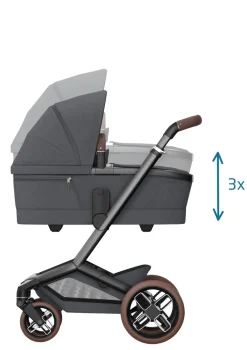 Kinderwagen-Set 'Fame' Twillic Graphite