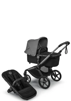 Kinderwagen-Set 'Fox 5 Renew – designed by you' Graphit / Heritage-Schwarz