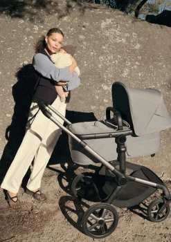 Kinderwagen-Set 'Fox 5 Renew' Graphit / Mondgrau