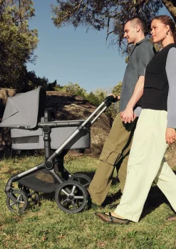 Kinderwagen-Set 'Fox 5 Renew' Graphit / Mondgrau