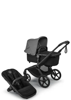 Kinderwagen-Set 'Fox 5 Renew – designed by you' Schwarz / Heritage-Schwarz