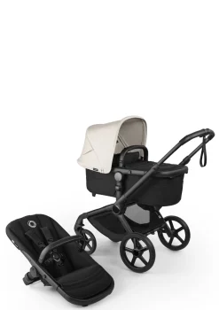 Kinderwagen-Set 'Fox 5 Renew' Schwarz / Nebelweiß