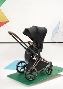 Kinderwagen-Set 'Priam Style' Sepia Black