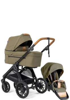 Kinderwagen-Set 'SENTO PRO FLAT+' Outdoor Olive