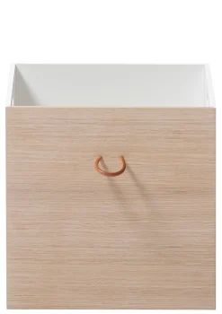 Kisten 'Wood' weiß/eiche
