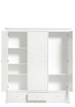 Kleiderschrank 'Seaside' 3-türig weiß