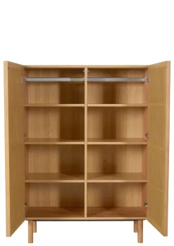 Kleiderschrank 2-türig 'Hai No Ki' Natural Ash