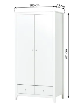 Kleiderschrank weiß