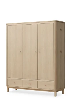 Kleiderschrank 'Wood' 3-türig Eiche