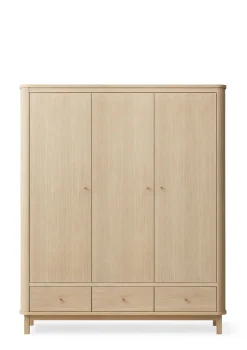 Kleiderschrank 'Wood' 3-türig Eiche