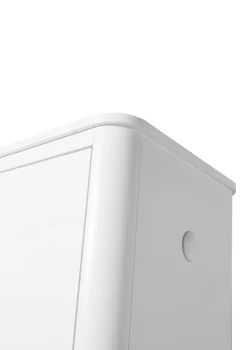 Kleiderschrank 'Wood' 3-türig weiss