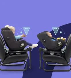 Kleinkindsitz-Set 'Owl by Nuna' black mit 360 ISOFIX-Basis