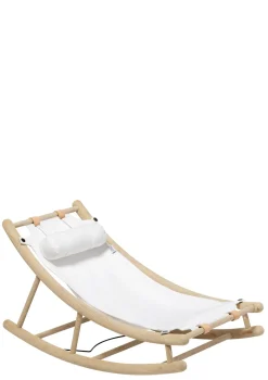Kleinkind-Wippe 'Wood' Eiche/weiß