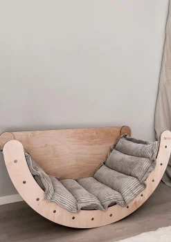 Kletterbogen Kissen Cord Koala Grau