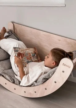 Kletterbogen Kissen Cord Koala Grau