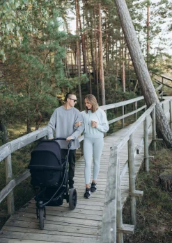 Kombi-Kinderwagen 'Mono 3' Schwarz