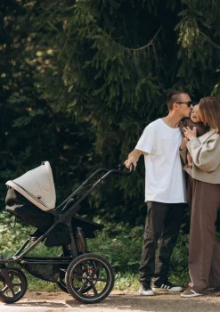 Kombi-Kinderwagen 'Pro' lachs