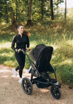 Kombi-Kinderwagen 'Pro' premium schwarz