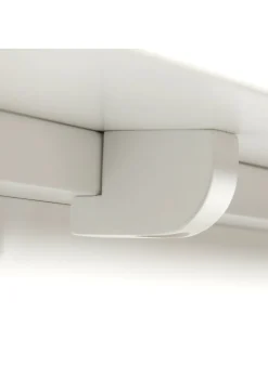 Kommode 'Wood' 4 Schubladen weiß/Eiche