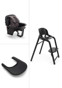 Komplettes Hochstuhl-Set 'Giraffe' Schwarz