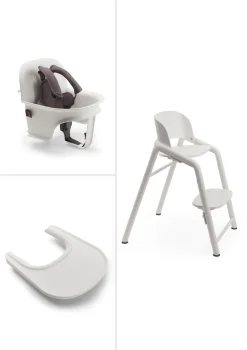 Komplettes Hochstuhl-Set 'Giraffe' Weiß