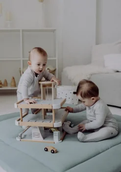 Krabbeldecke Mini Piqué Essential Mint 120 x 120 cm