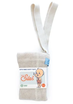 Kurze Strumpfhose mit Trägern cream blend