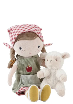 Kuschelpuppe Rosa mit Schaf 'Little Farm'