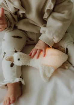 Kuscheltier mit Nachtlicht 'Liva' beige