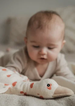 Kuscheltier mit Spieluhr 'Liva ' Beige Hearts (wiederaufladbar)