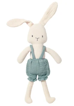Kuscheltier Musselin Hase Ben Natur-Jade