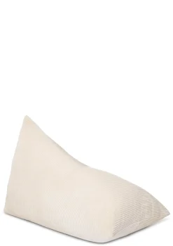 Lounger Sitzsack Cord Creme Beige