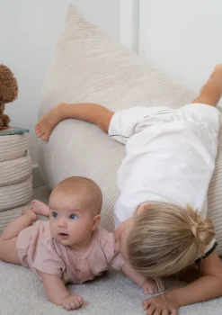 Lounger Sitzsack Cord Creme Beige