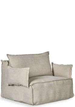 Lounge-Sessel 'Linen Lounger' Beige