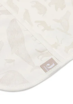 Lätzchen mit Ärmeln 'Animals' Nougat