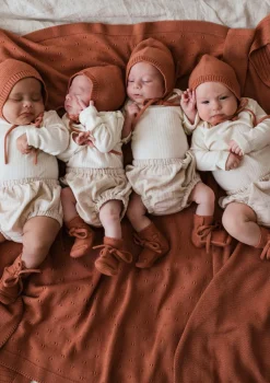 Merino Bonnet 'Dolly' Brick