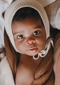 Merino Bonnet 'Dolly' Off-White