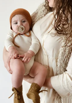 Merino Bonnet 'Dolly' Rust