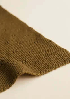 Merino Decke 'Bibi' Mustard