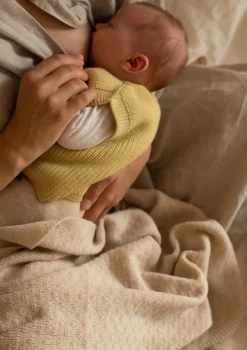 Merino Decke 'Dora' Cream